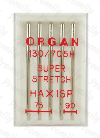 Иглы супер cтрейч №№ 75(3),90(2), Organ, 5 шт от магазина Promily в Владикавказе