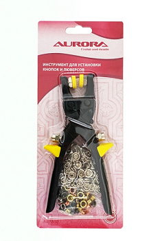 ИНСТРУМЕНТ ДЛЯ УСТАНОВКИ КНОПОК И ЛЮВЕРСОВ Aurora AU-SA50 от магазина Promily в Владикавказе