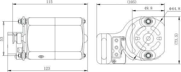 Электропривод (мотор) для оверлока с педалью Jegon 150W от магазина Promily в Владикавказе